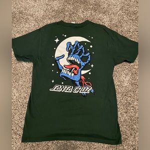 Santa Cruz T-shirt, Dark Green, Medium